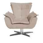 Kit 02 Poltronas Giratoria Opala Suede B