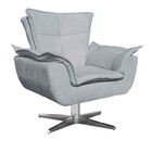 Kit 02 Poltronas Giratoria Opala Suede C