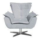 Kit 02 Poltronas Giratoria Opala Suede C