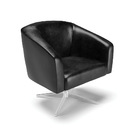 Kit 02 Poltronas Giratória Stella Corano Base Cromada - D'ros