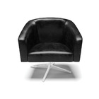 Kit 02 Poltronas Giratória Stella Corano Base Cromada - D'ros