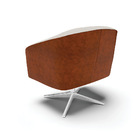 Kit 02 Poltronas Giratória Stella Corano Nozes Com Veludo Pra