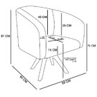Kit 02 Poltronas Giratoria Stella Suede