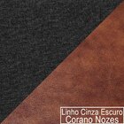 Kit 02 Poltronas Grazi Base Giratória De Metal Sintético Noze