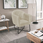 Kit 02 Poltronas Grazi Base X Preta Linho - Doce Sonho Móveis