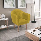 Kit 02 Poltronas Grazi Pés Palito Suede - Amarena Móveis - Am