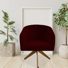 Kit 02 Poltronas Julia Decoração Base Giratória Salão Clinica