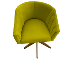 Kit 02 Poltronas Julia Decoração Base Giratória Salão Clinica