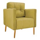 Kit 02 Poltronas Juliete Pés Palito Suede - Amarena Móveis -