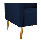 Kit 02 Poltronas Juliete Pés Palito Suede - Amarena Móveis -