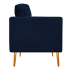 Kit 02 Poltronas Juliete Pés Palito Suede - Doce Sonho Móveis