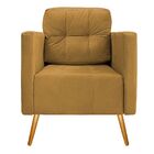 Kit 02 Poltronas Juliete Pés Palito Suede - Doce Sonho Móveis