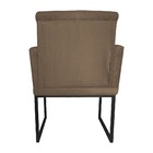 Kit 02 Poltronas Klara Base Ferro Preto Suede - Estopar - Sue