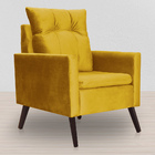 Kit 02 Poltronas Ligia Luxo Veludo Cores - Ds Estofados - Mos