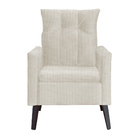 Kit 02 Poltronas Ligia Para Sala Linho Cores - Ds Estofados -