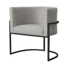 Kit 02 Poltronas Luana Base Preta Linho Cores - Ds Estofados