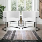 Kit 02 Poltronas Luana Base Preta Suede Cores - Ds Estofados