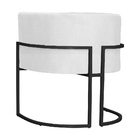 Kit 02 Poltronas Luana Base Preta Suede Cores - Ds Estofados