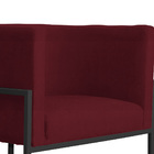 Kit 02 Poltronas Luana Base Preta Suede Cores - Ds Estofados