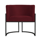 Kit 02 Poltronas Luana Base Preta Suede Cores - Ds Estofados