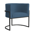 Kit 02 Poltronas Luana Base Preta Suede Cores - Ds Estofados