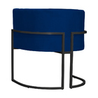 Kit 02 Poltronas Luana Base Preta Suede Cores - Ds Estofados