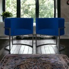 Kit 02 Poltronas Luana Base Preta Suede Cores - Ds Estofados