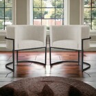 Kit 02 Poltronas Luana Base Preta Suede Cores - Ds Estofados