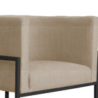 Kit 02 Poltronas Luana Base Preta Suede Cores - Ds Estofados