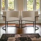 Kit 02 Poltronas Luana Base Preta Suede Cores - Ds Estofados