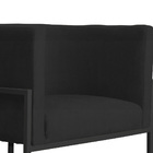 Kit 02 Poltronas Luana Base Preta Suede Cores - Ds Estofados