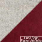 Kit 02 Poltronas Luiza Base De Ferro Dourado Factor Vermelho