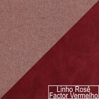 Kit 02 Poltronas Luiza Base De Ferro Preto Factor Vermelho E