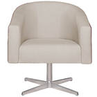 Kit 02 Poltronas Luiza Base Giratória De Metal Factor Vermelh