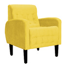 Kit 02 Poltronas Luiza Charme Suede Cores - Ds Estofados - Am