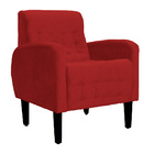 Kit 02 Poltronas Luiza Charme Suede Cores - Ds Estofados - Ve