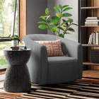 Kit 02 Poltronas Luxo Decorativa Luiza Max Bouclé - Amarena M