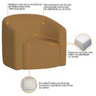 Kit 02 Poltronas Luxo Decorativa Luiza Max Bouclé - Doce Sonh