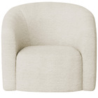 Kit 02 Poltronas Luxo Decorativa Luiza Max Bouclé - Doce Sonh