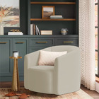 Kit 02 Poltronas Luxo Decorativa Luiza Max Linho  - Amarena M