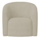 Kit 02 Poltronas Luxo Decorativa Luiza Max Linho  - Amarena M