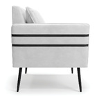 Kit 02 Poltronas Mari Corano Pés Palito De Ferro Preto D03 -