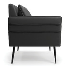 Kit 02 Poltronas Mari Corino Pés Palito De Ferro Preto D03 -