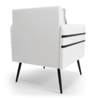 Kit 02 Poltronas Mari Corino Pés Palito De Ferro Preto D03 -