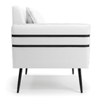 Kit 02 Poltronas Mari Corino Pés Palito De Ferro Preto D03 -