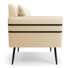 Kit 02 Poltronas Mari Corino Pés Palito De Ferro Preto D03 -