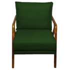 Kit 02 Poltronas Marilia Para Sala De Estar Suede - Ssx Multi