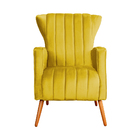 Kit 02 Poltronas Melinda Veludo Cores - Ds Estofados - Mostar