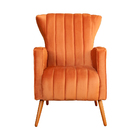 Kit 02 Poltronas Melinda Veludo Cores - Ds Estofados - Terrac