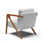 Kit 02 Poltronas Melissa Corano Branco Base De Madeira Castan